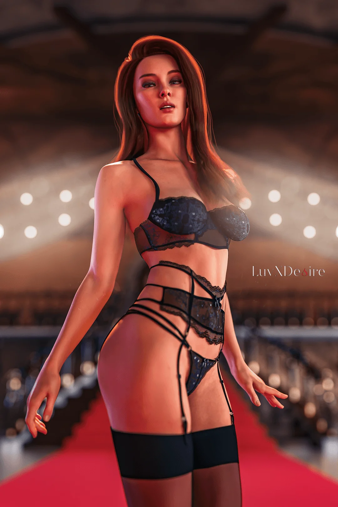 Lila - Ballroom Lingerie Artwork