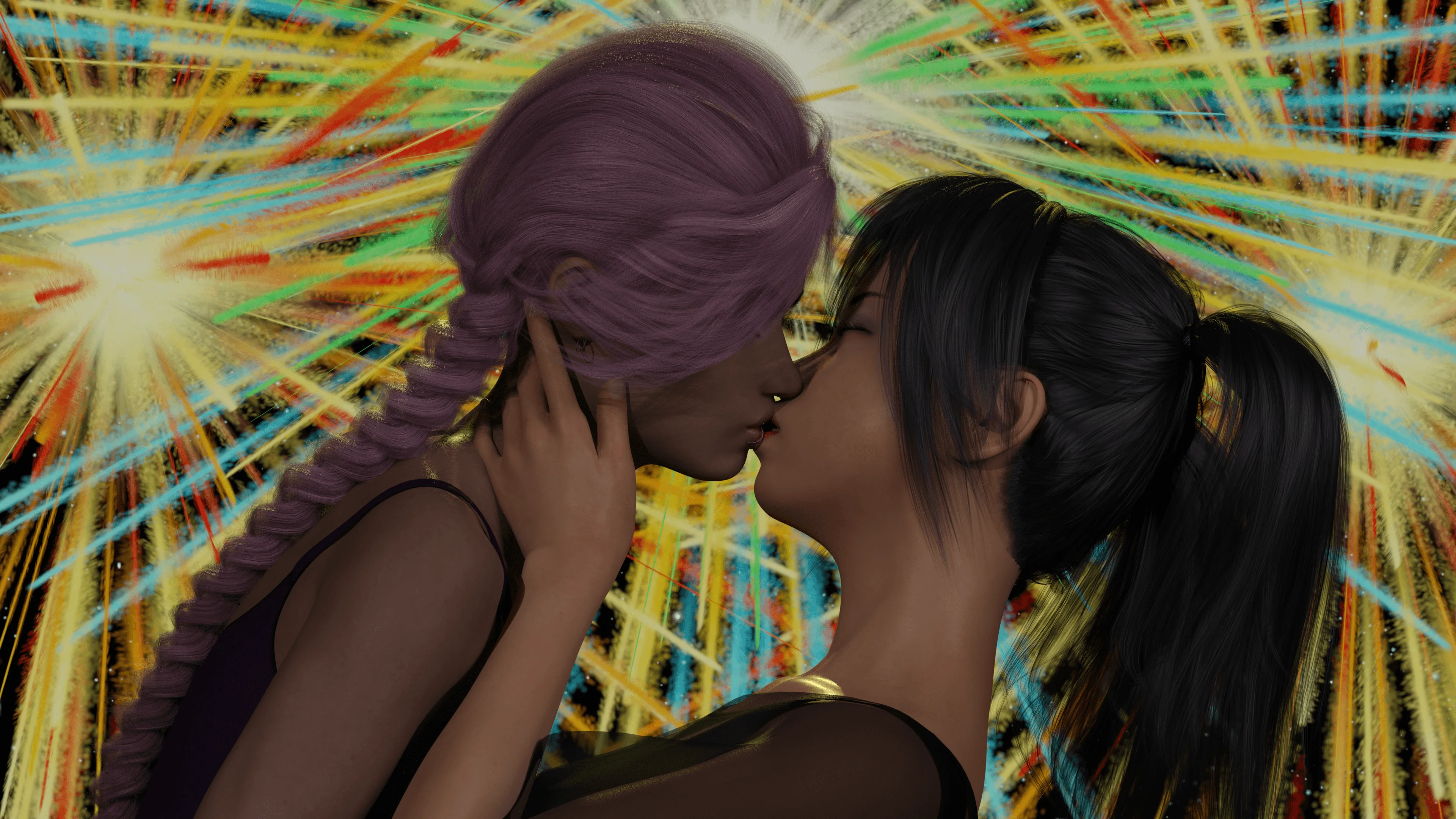 New Year's Eve Kiss Artwork