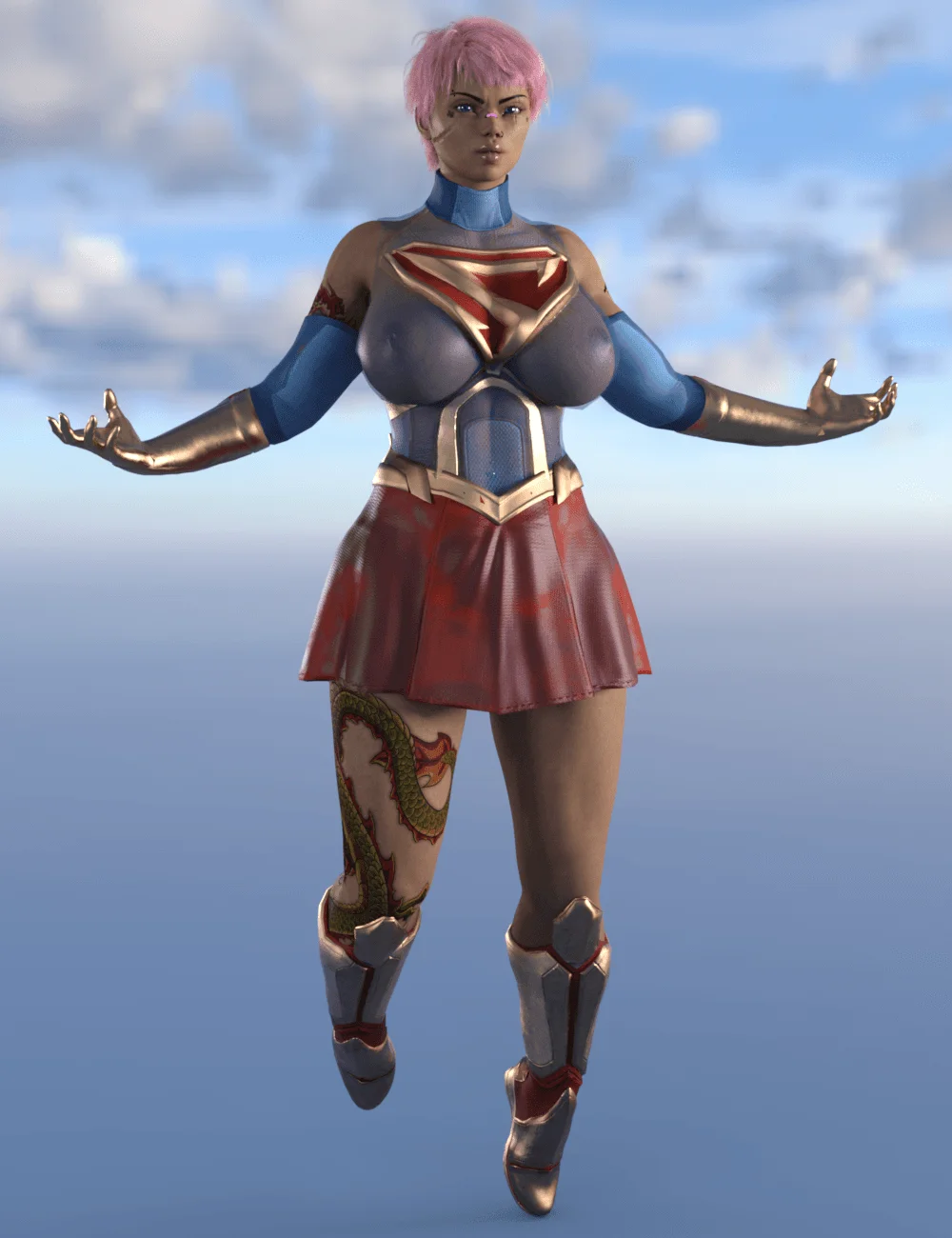 Skye (OC) - Supergirl Artwork