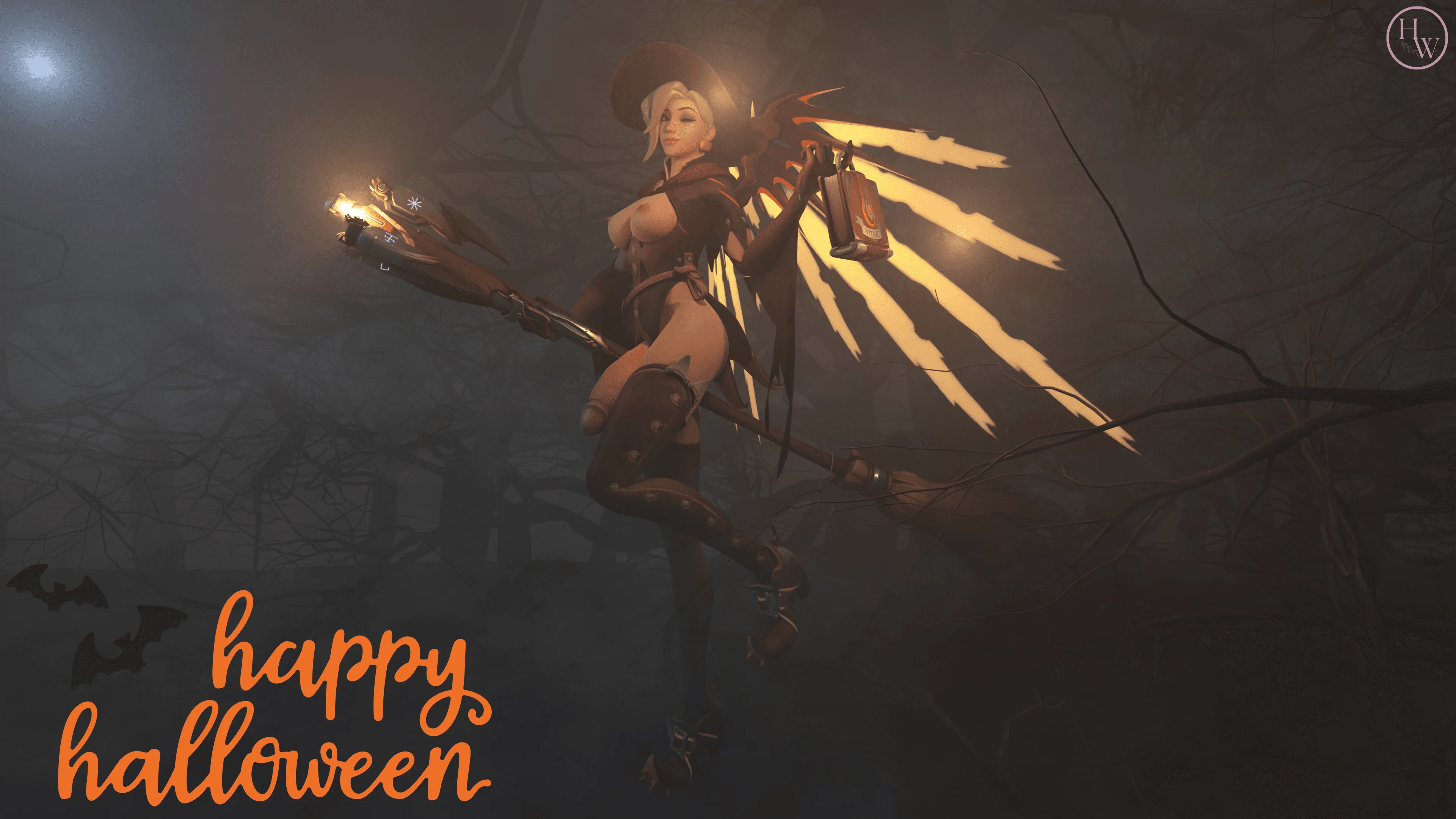 Witch Mercy - Happy Halloween Artwork