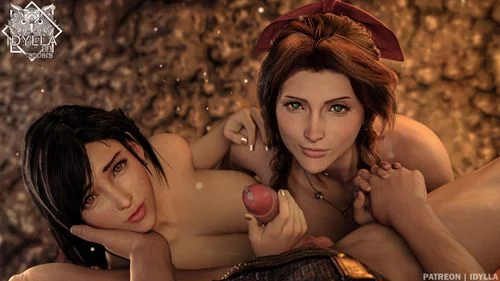 Preview of Artwork: Tifa and Aerith
